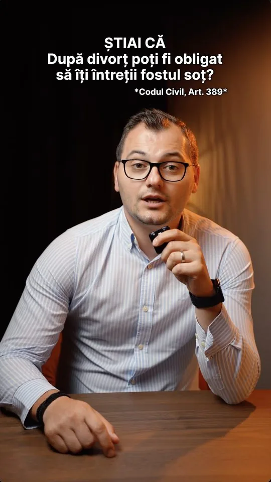 Reel pentru un cabinet de avocatură, despre articolul 389 din Codul civil