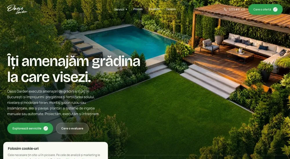 Site-ul oasis-garden.ro