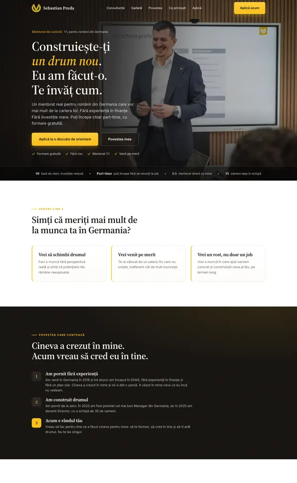 Site-ul sebastianpreda.de
